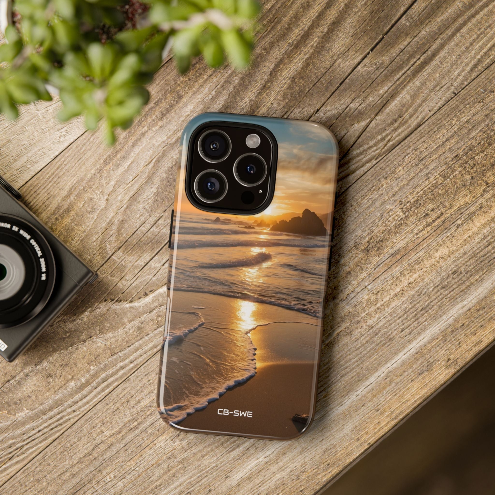 Waves Embrace Shore - iPhone Case