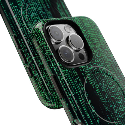 Neon Data Stream iPhone 16 - Tough+