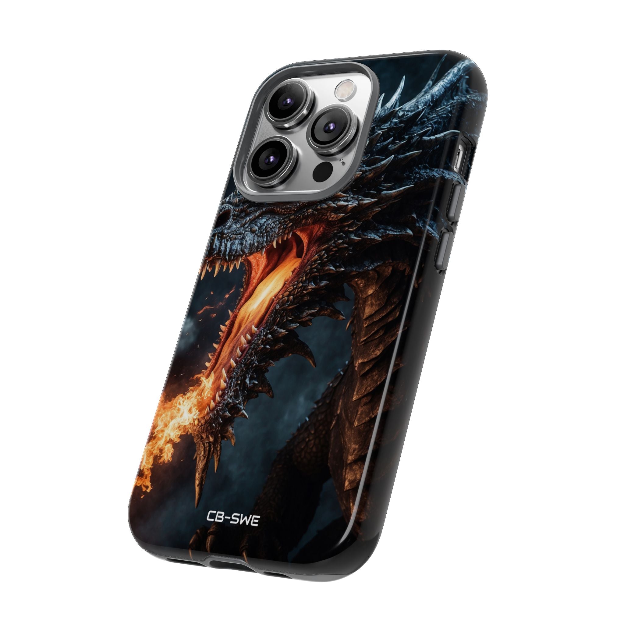 Fiery Breath Erupts - iPhone Case