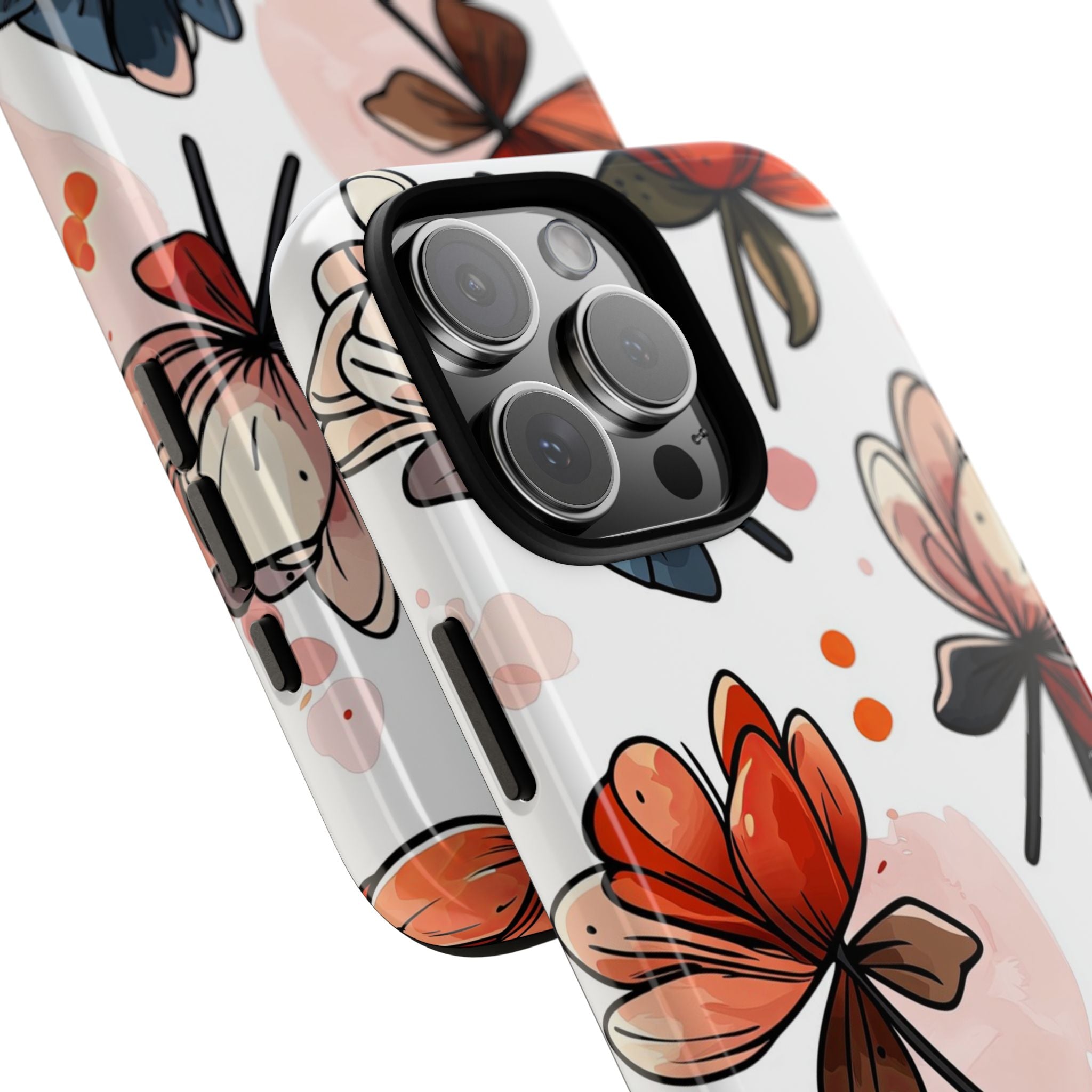 Vibrant Floral Harmony - iPhone Case