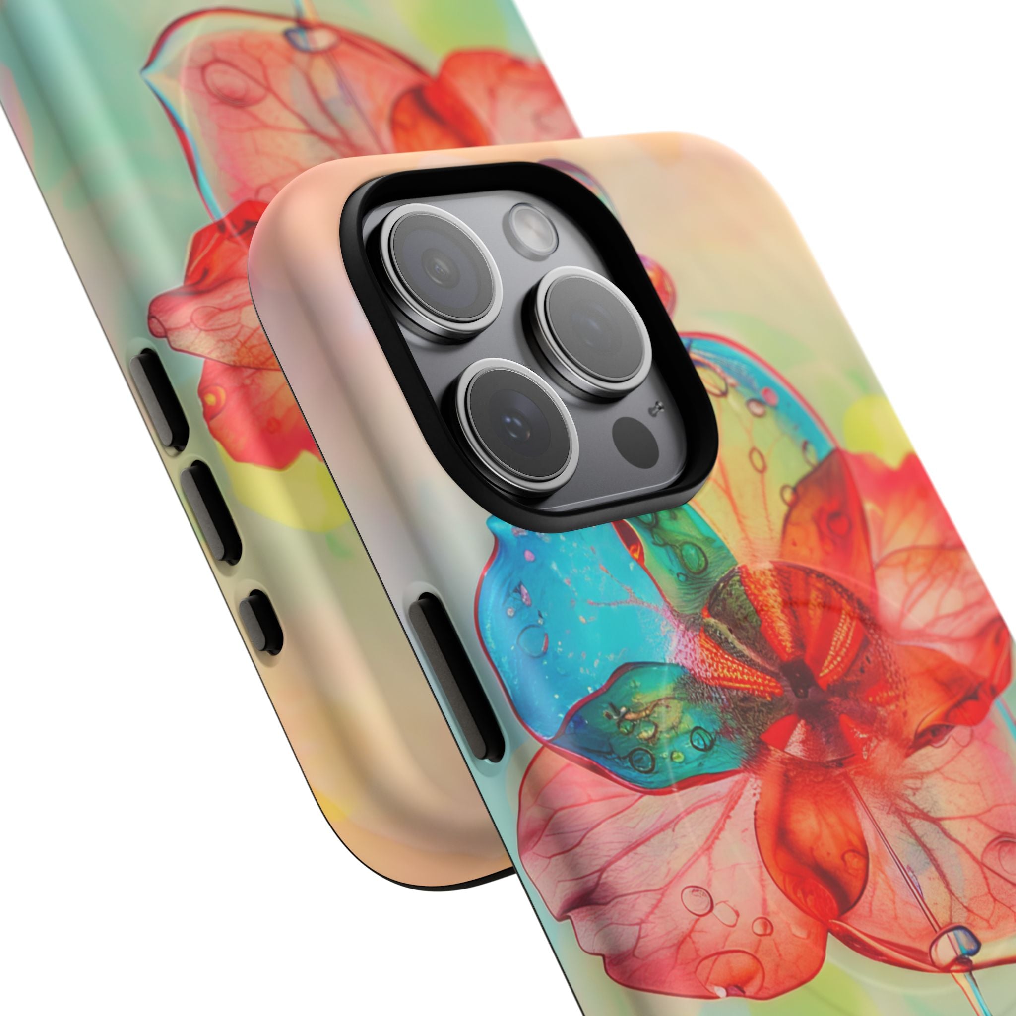 Ethereal Glass Flower iPhone 15 | Tough+ Phone Case