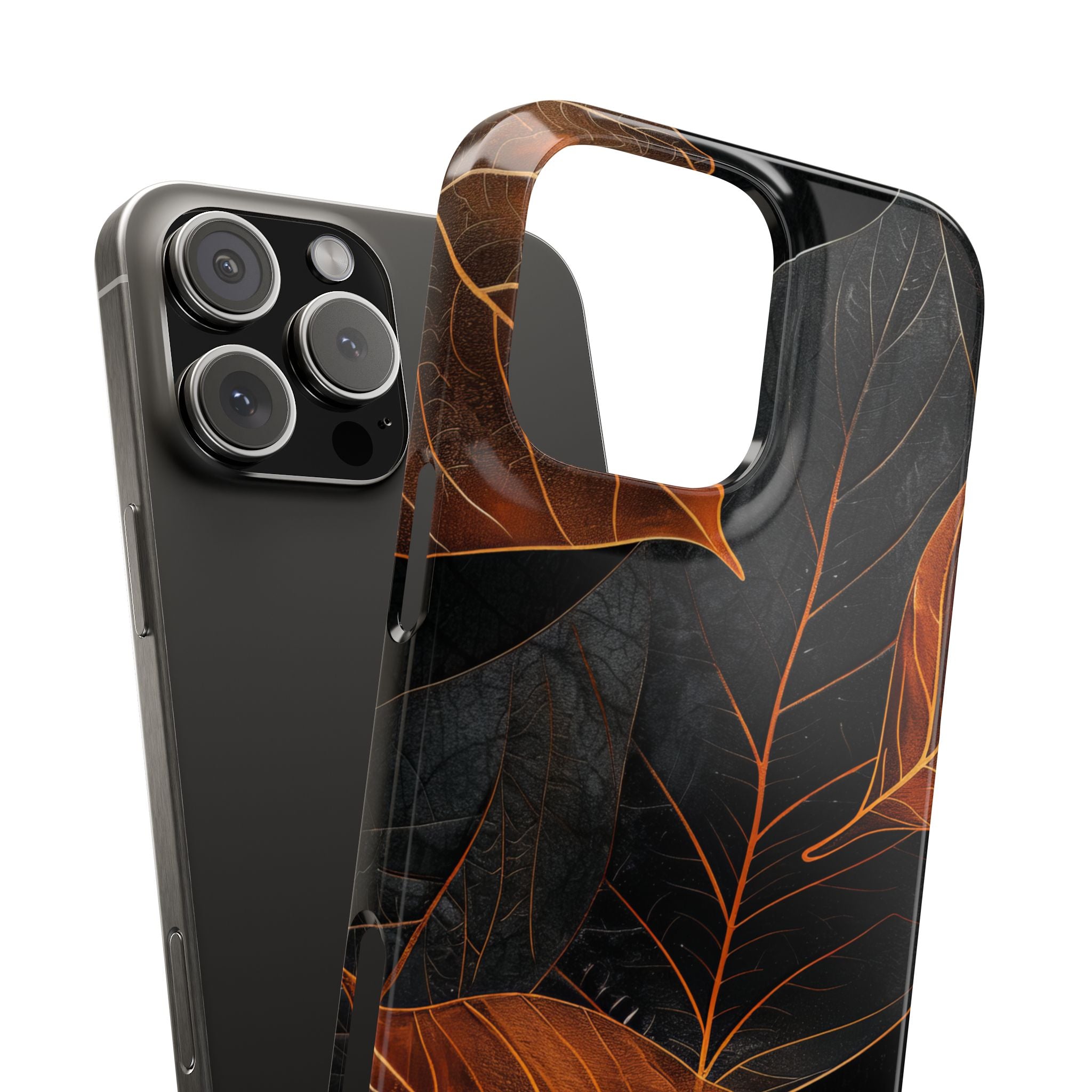 Autumn Leaf Elegance iPhone 16 - Slim Phone Case