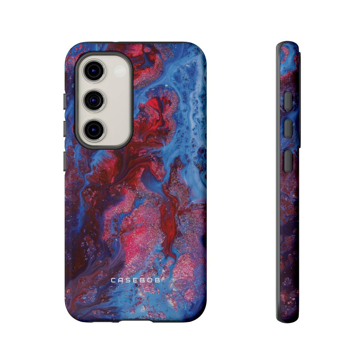 Deep Red Ink Art Phone Case - Protective - Protective Phone Case