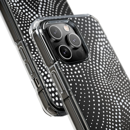 Waves of Dots iPhone 14 - Impact Clear+