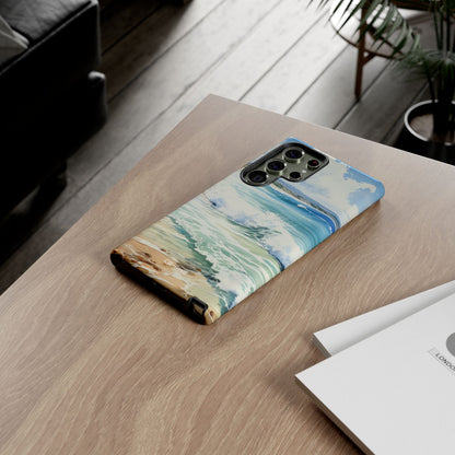 Serene Coastal Watercolors - Samsung Case