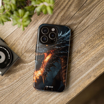 Fiery Breath Erupts - iPhone Case