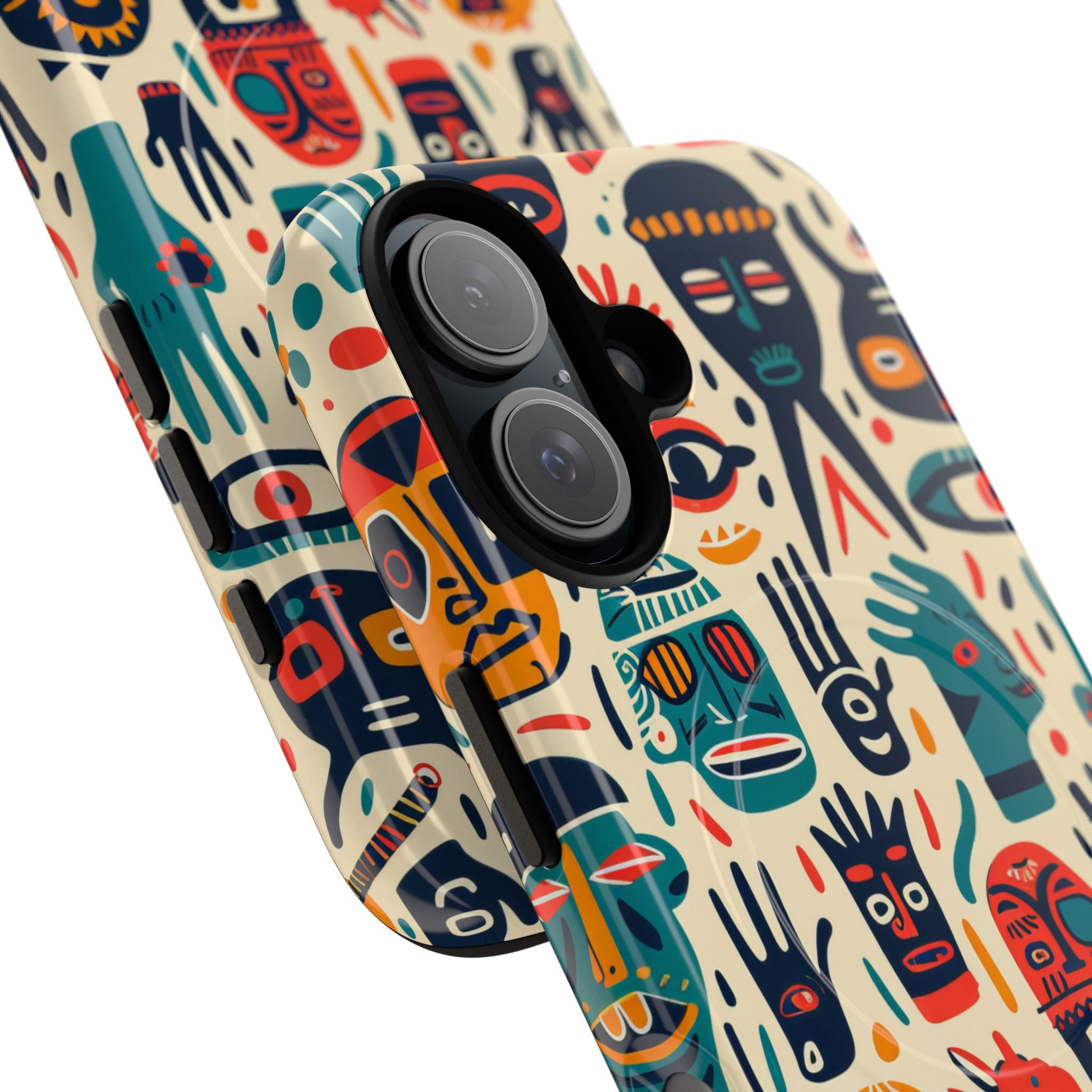 Vivid Faces iPhone 16 Case - Tough+