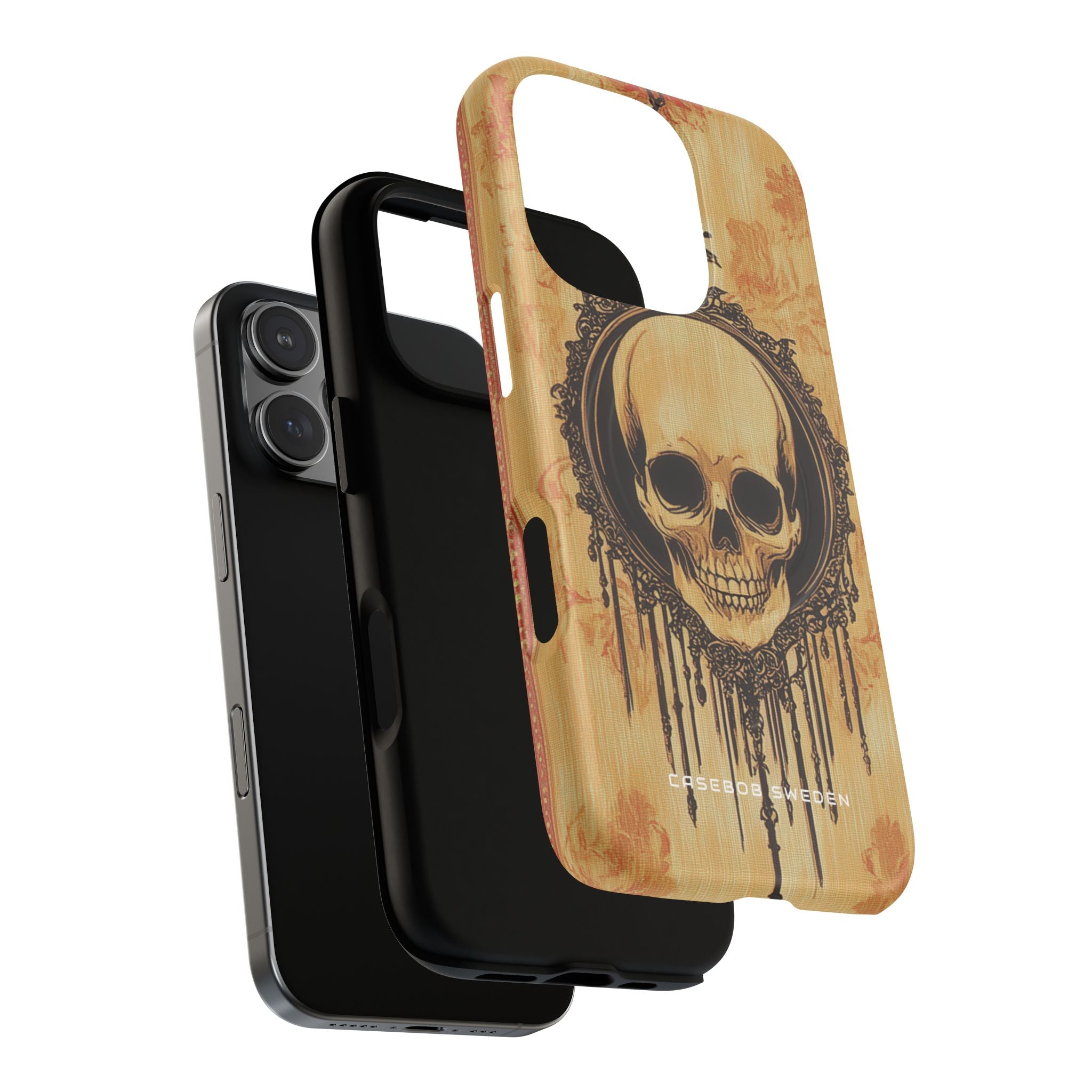 Gothic Skull Elegance iPhone 16 | Tough+ Phone Case