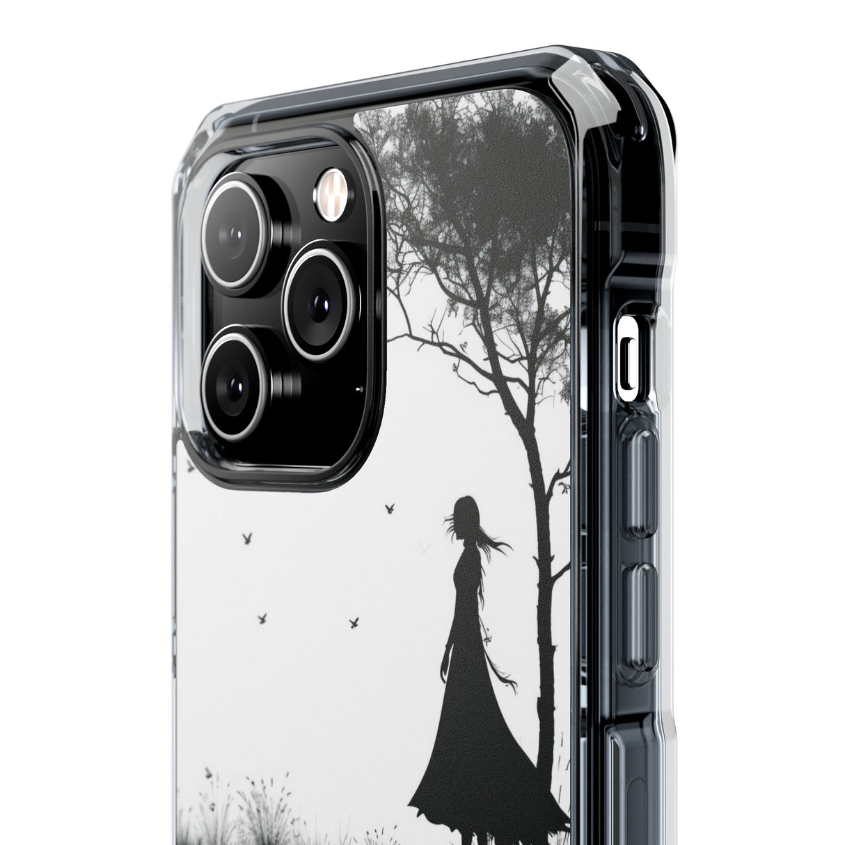 Solitary Serenity - Phone Case for iPhone (Clear Impact - Magnetic)