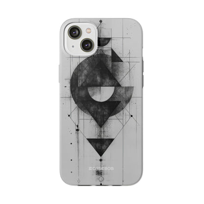 Monochrome Geometry | Flexible Phone Case for iPhone