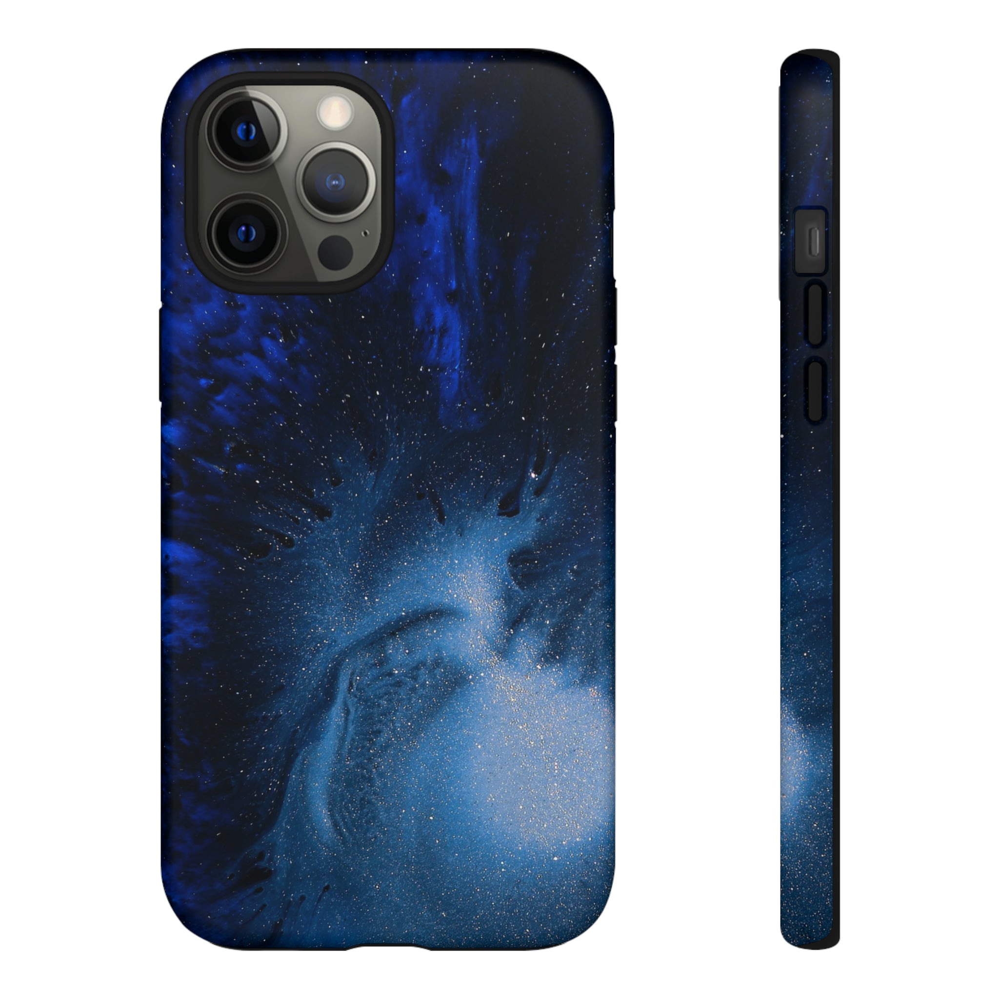 Winter Blue Ink Art - Protective Phone Case