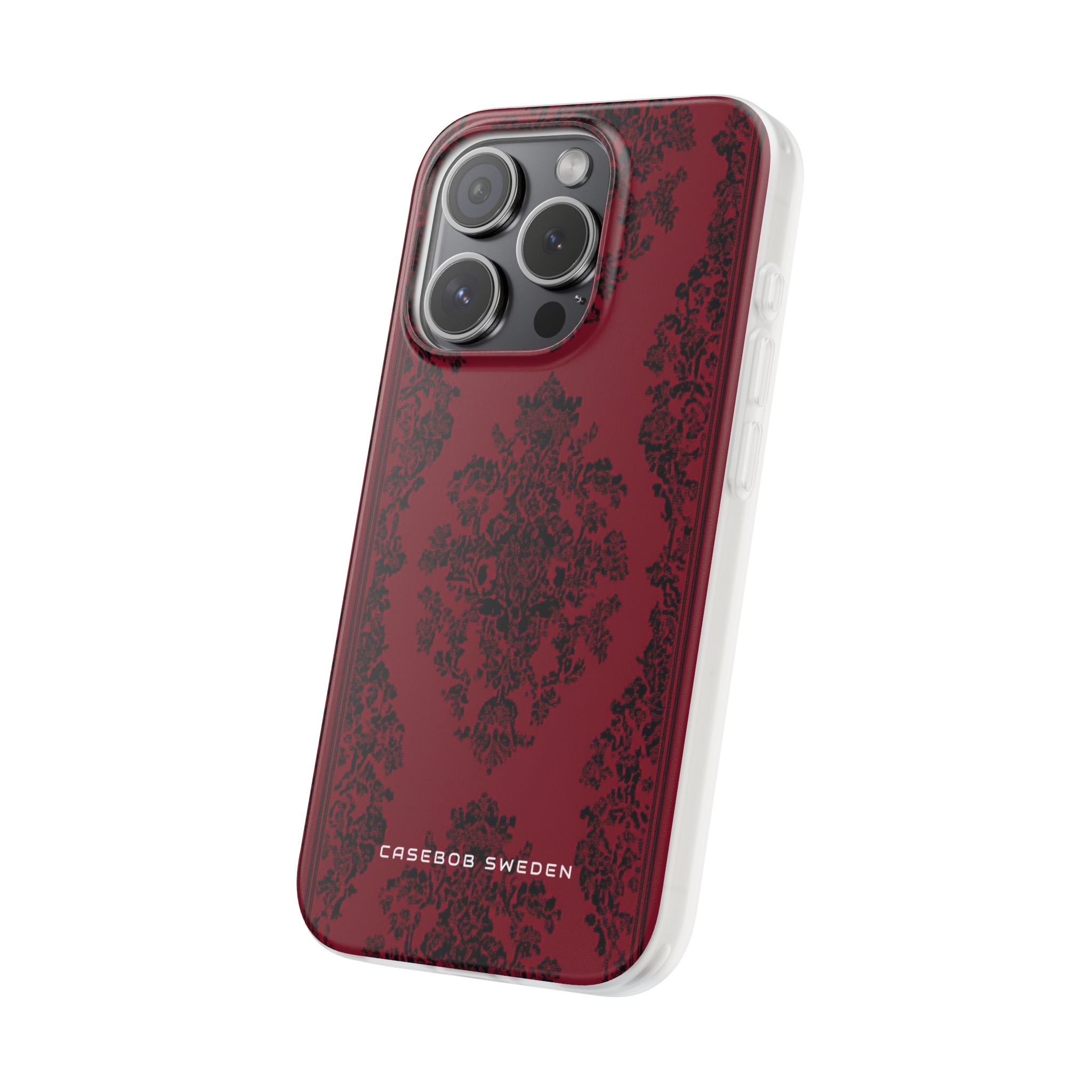 Gothic Crimson Elegance iPhone 15 - Flexi Phone Case