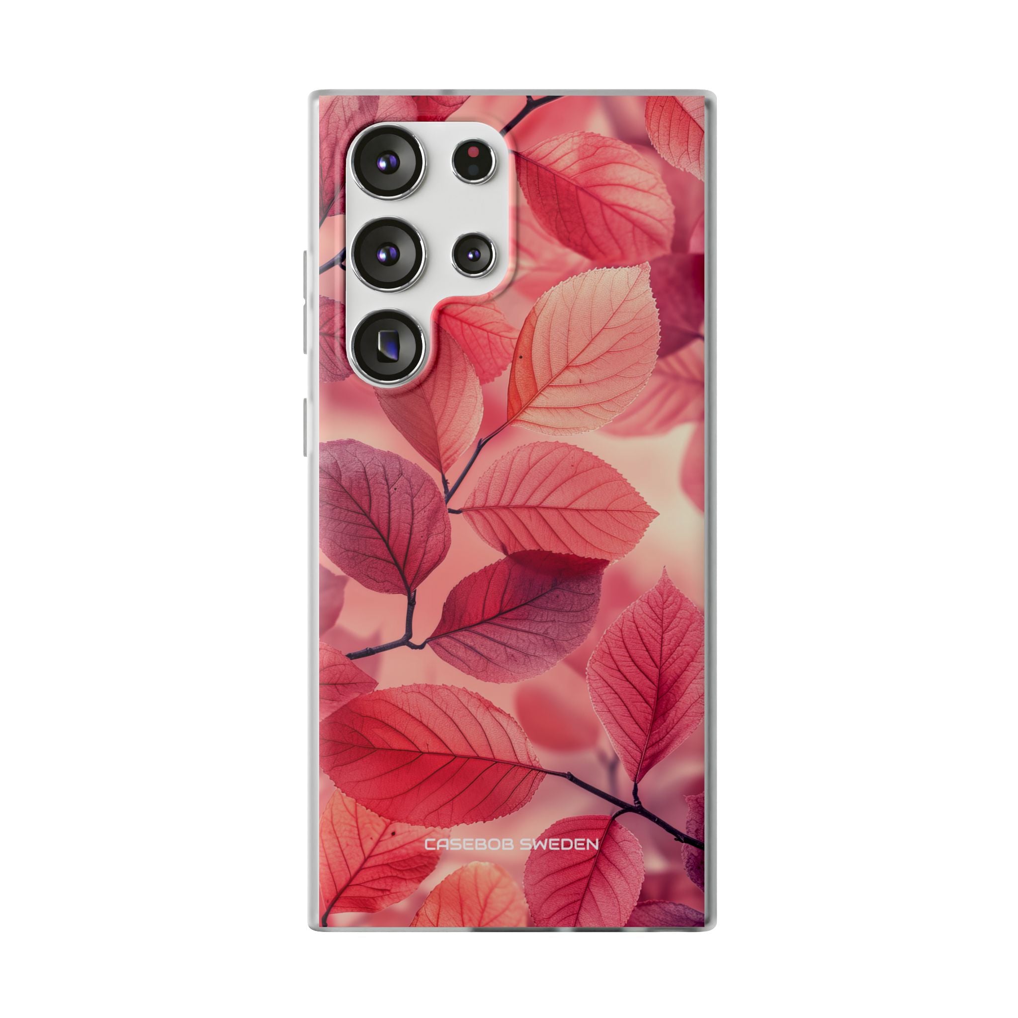 Pink Purple Nature Pattern - Flexi Samsung S23 Phone Case