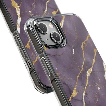 Golden Veins Flowing iPhone Case - Impact