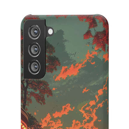 Mid-Century Nostalgia Streetscape Samsung S21 - Slim Phone Case