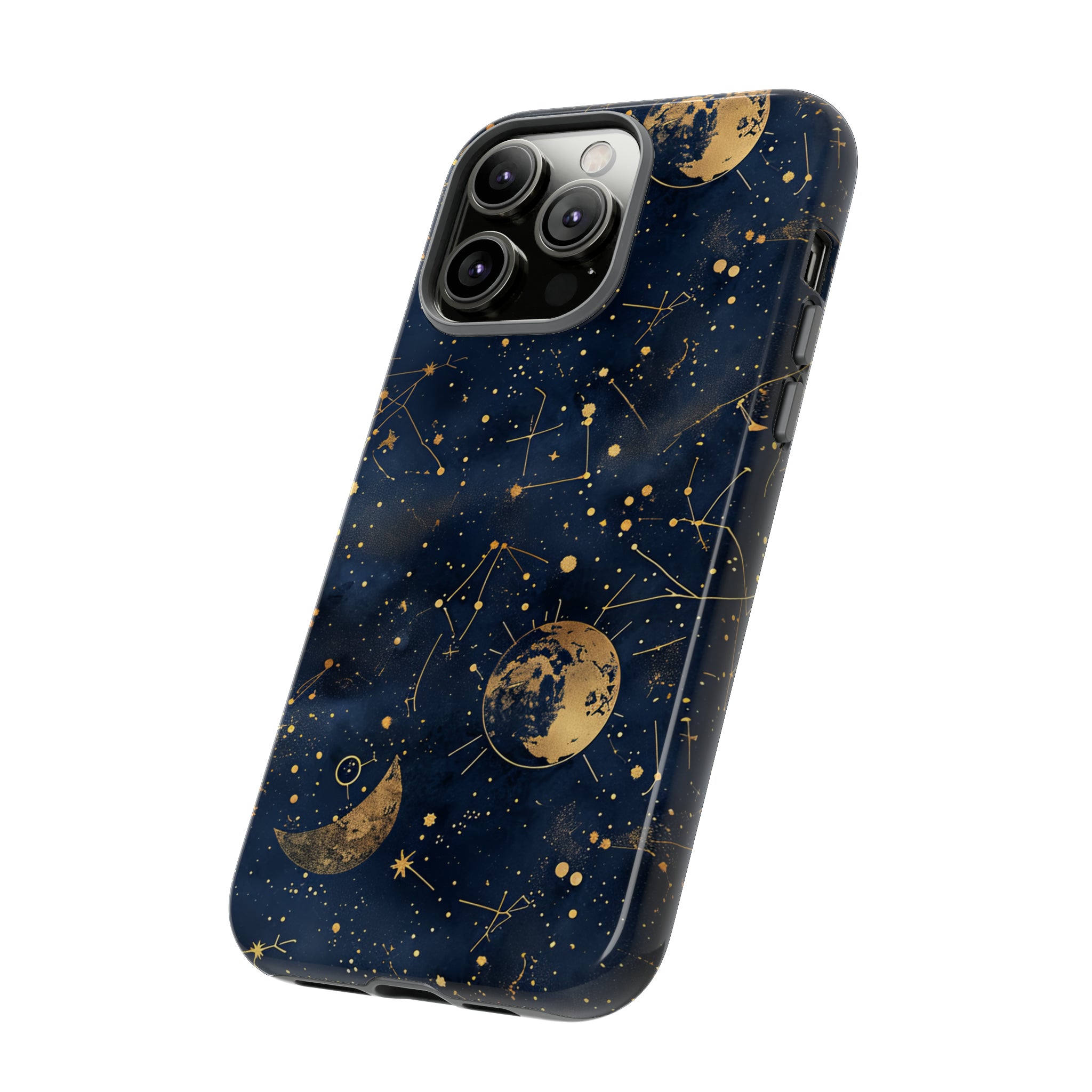 Celestial Zodiac Whispers - Protective Phone Case