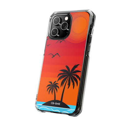 Summer Sunset Silhouettes iPhone Case - Impact