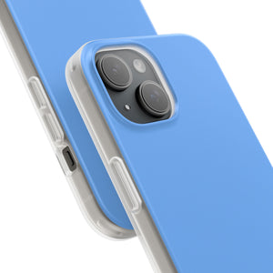 French Sky Blue | Handyhülle für iPhone (Flexible Hülle) 