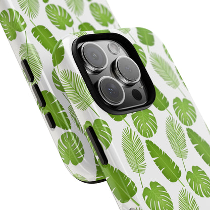 Tropical Leaf Harmony - iPhone Case