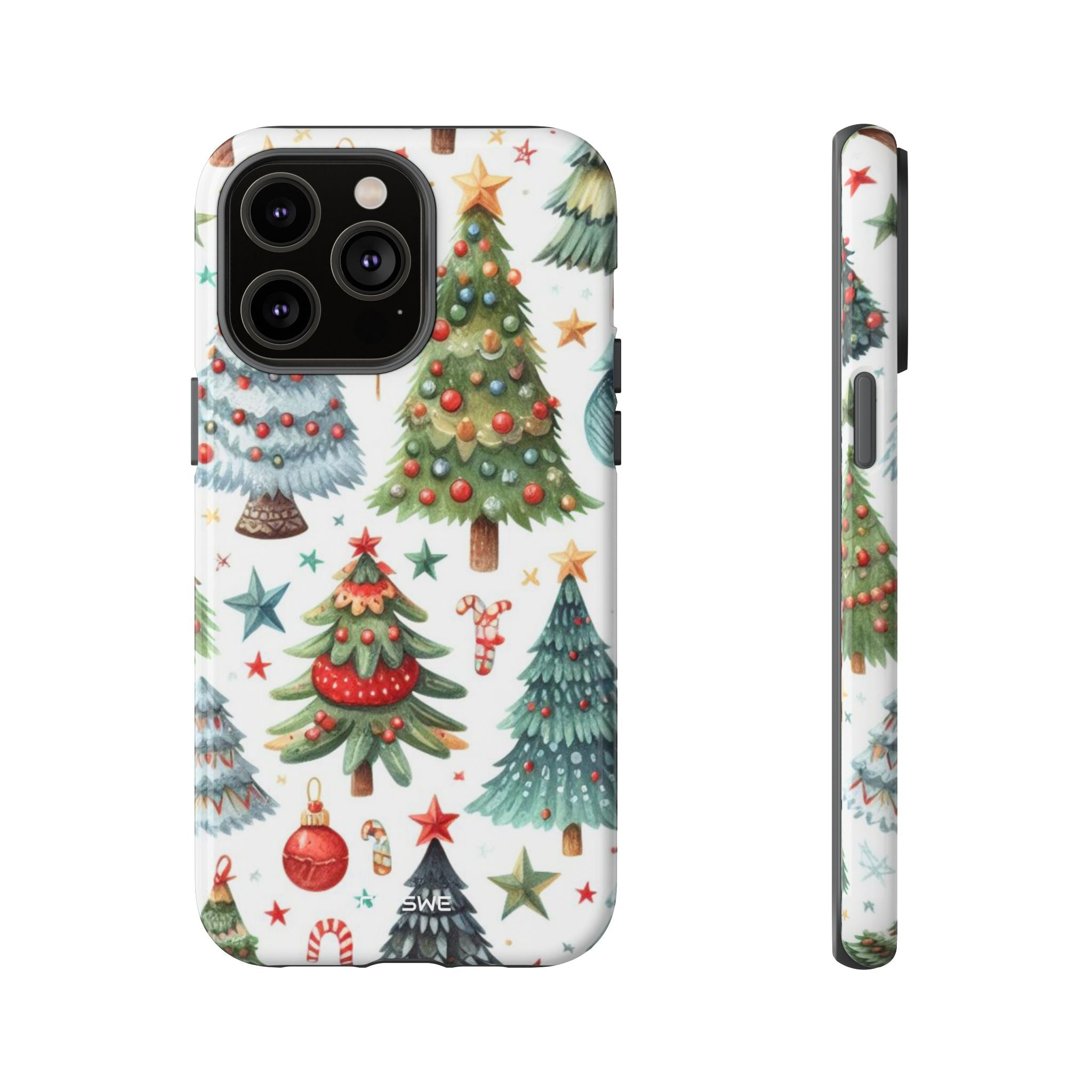 Whimsical Trees Sparkle - iPhone Case