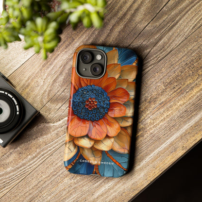 Mosaic Blossom Harmony iPhone 15 - Tough Phone Case