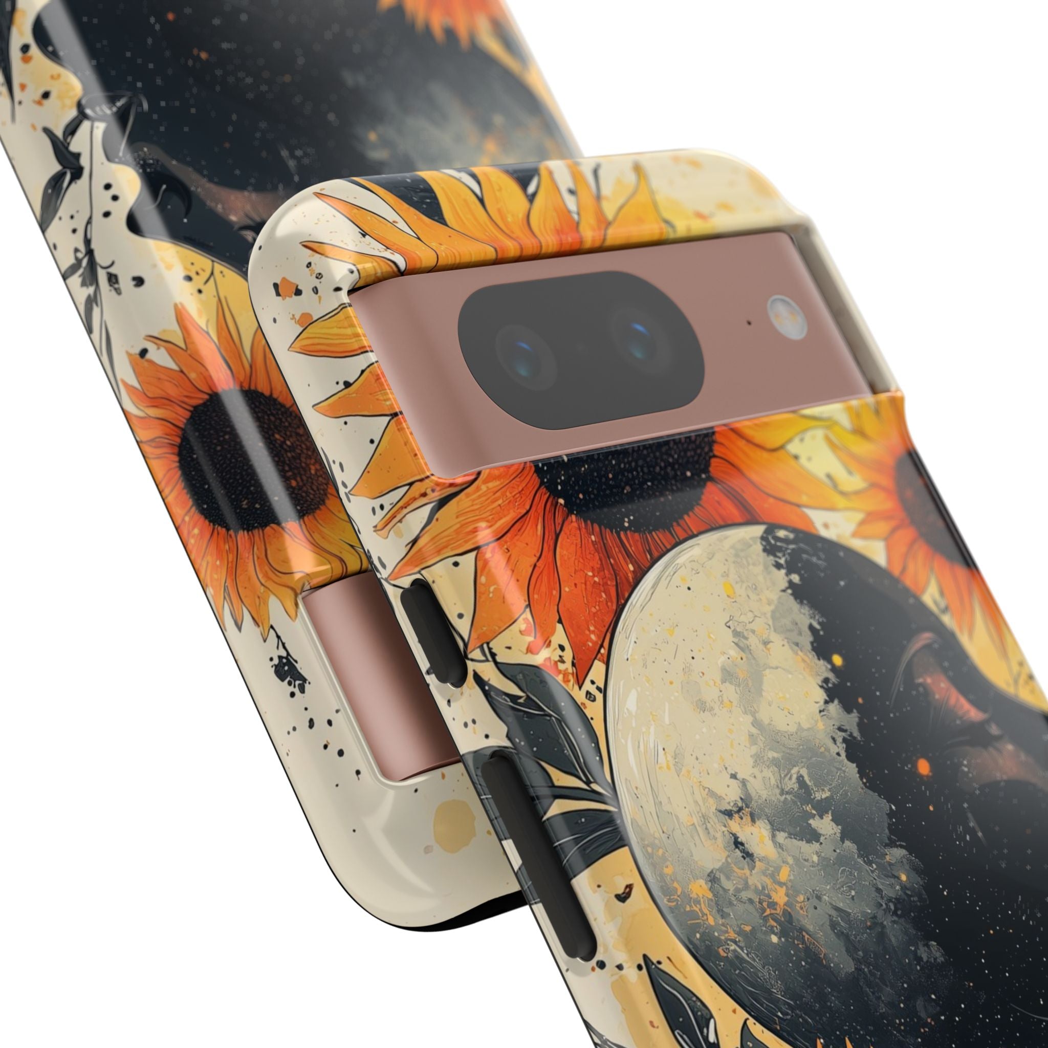 Sunflower Embraces Moon - Google Pixel Case