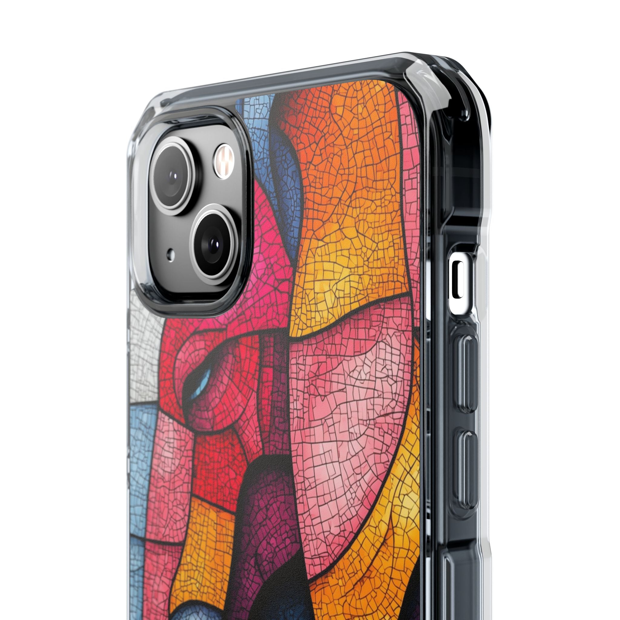 Elephant Mosaic iPhone 14 Plus Case - Impact