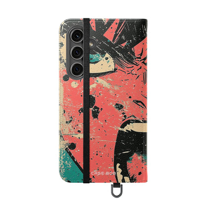 Shouting Face Burst - Samsung S24 Plus Case - Wallet