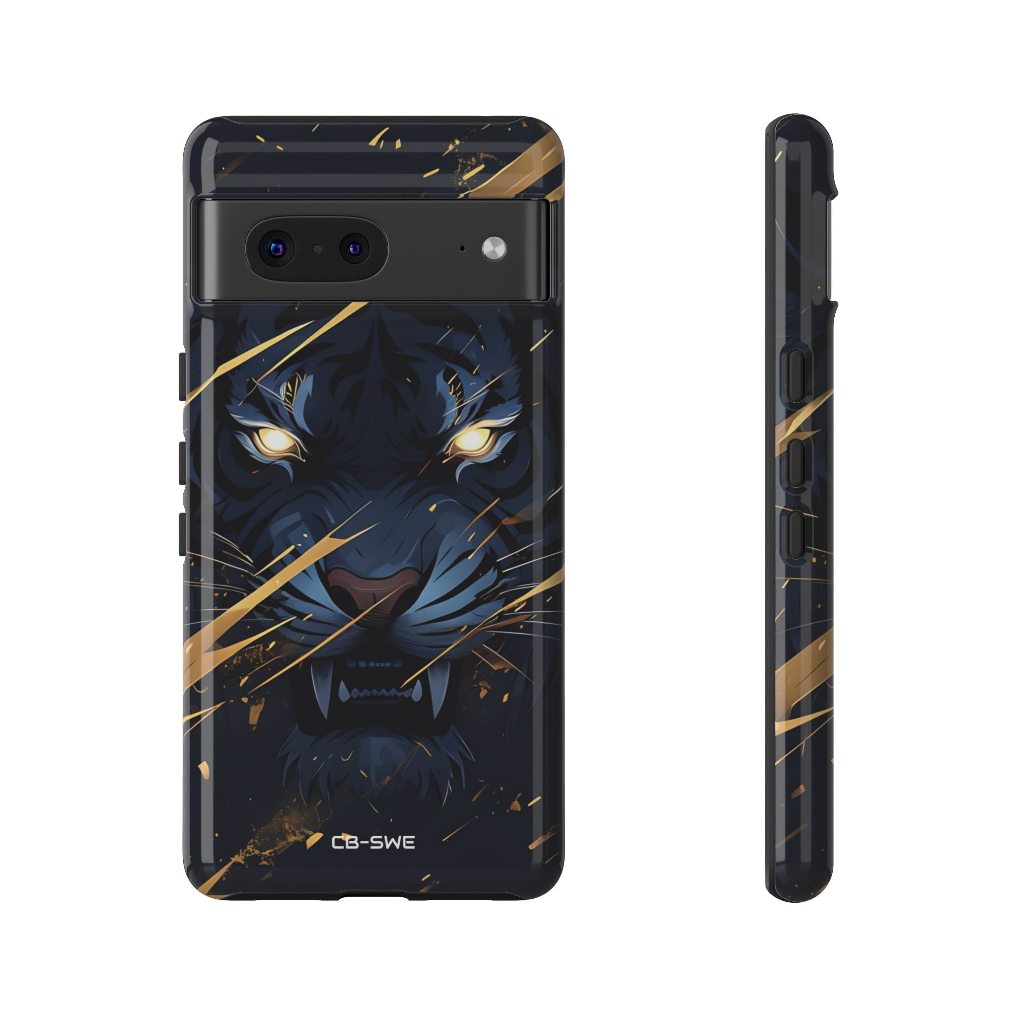 Tiger's Glowing Gaze - Google Pixel Case