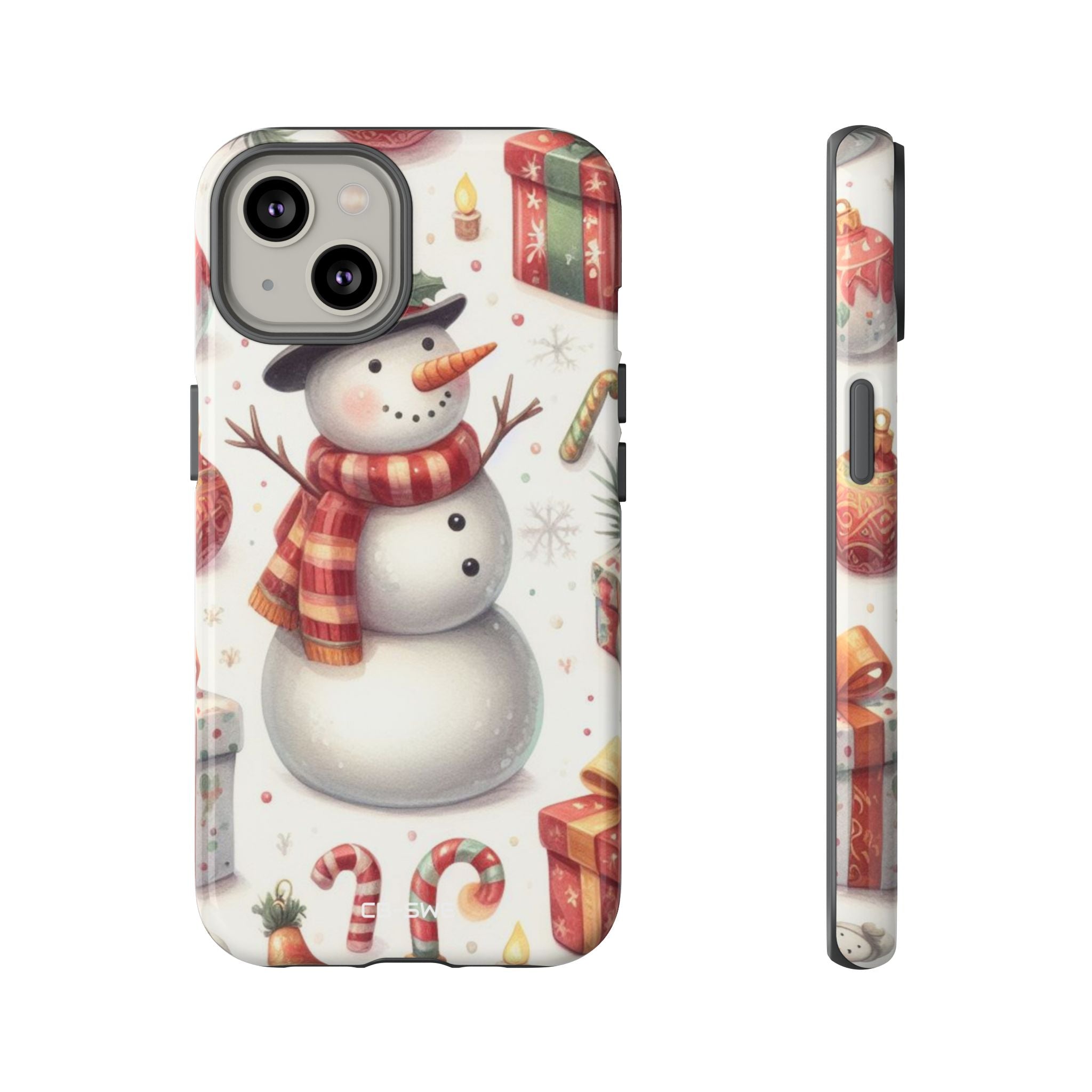 Snowman Welcomes Joy - iPhone Case