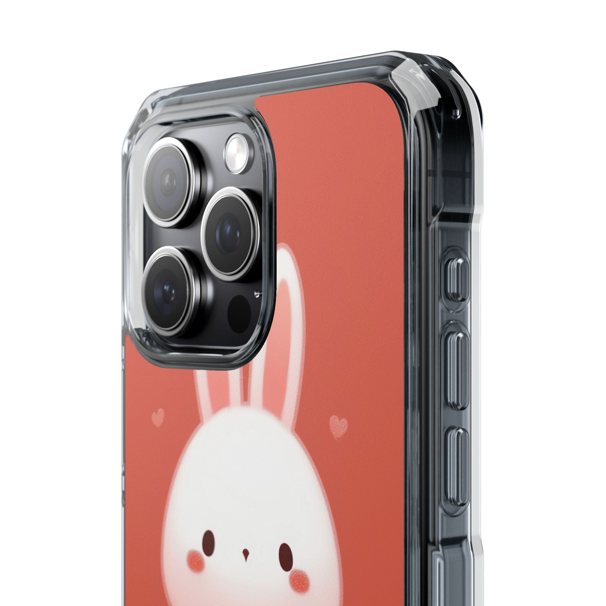 Bunny Holds Heart iPhone Case - Impact