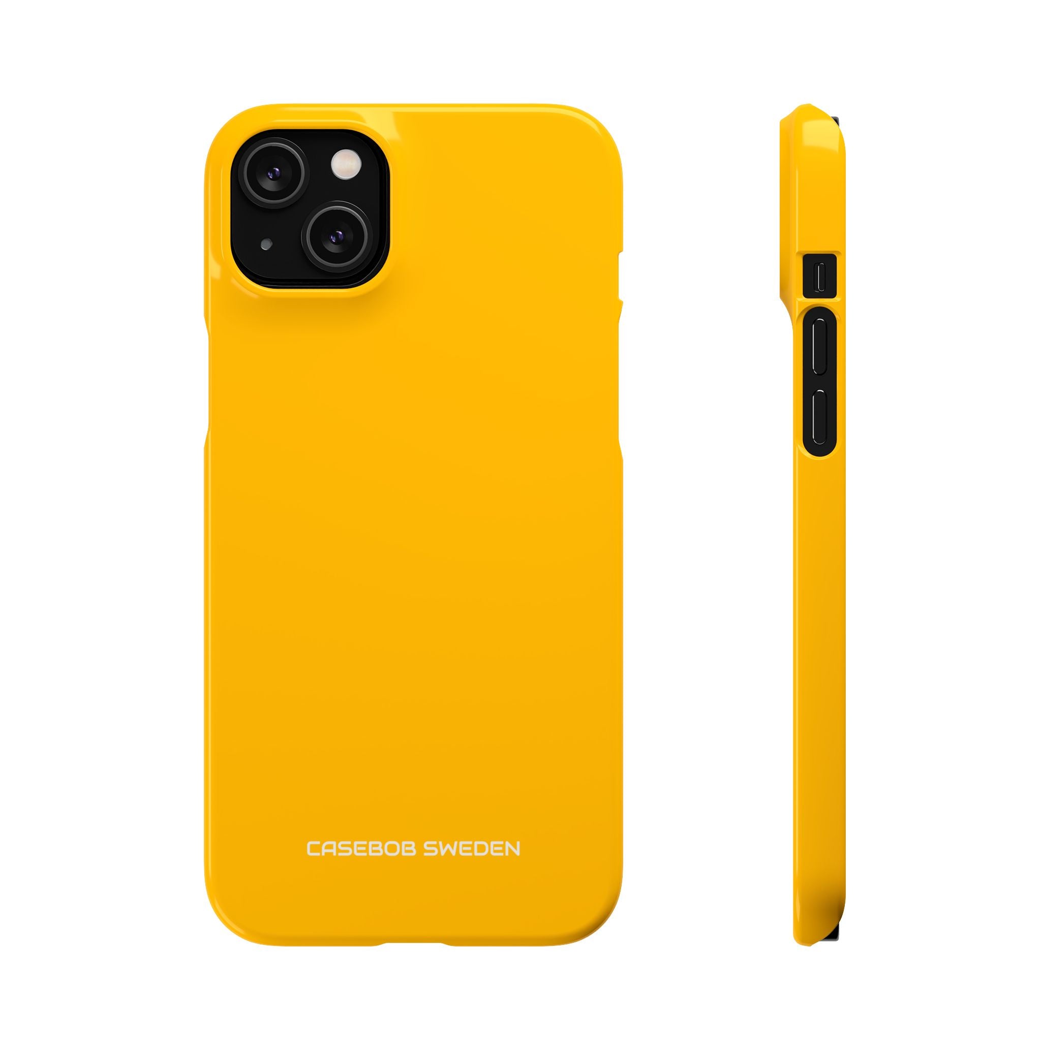 Amber Yellow - Slim iPhone 14 Phone Case