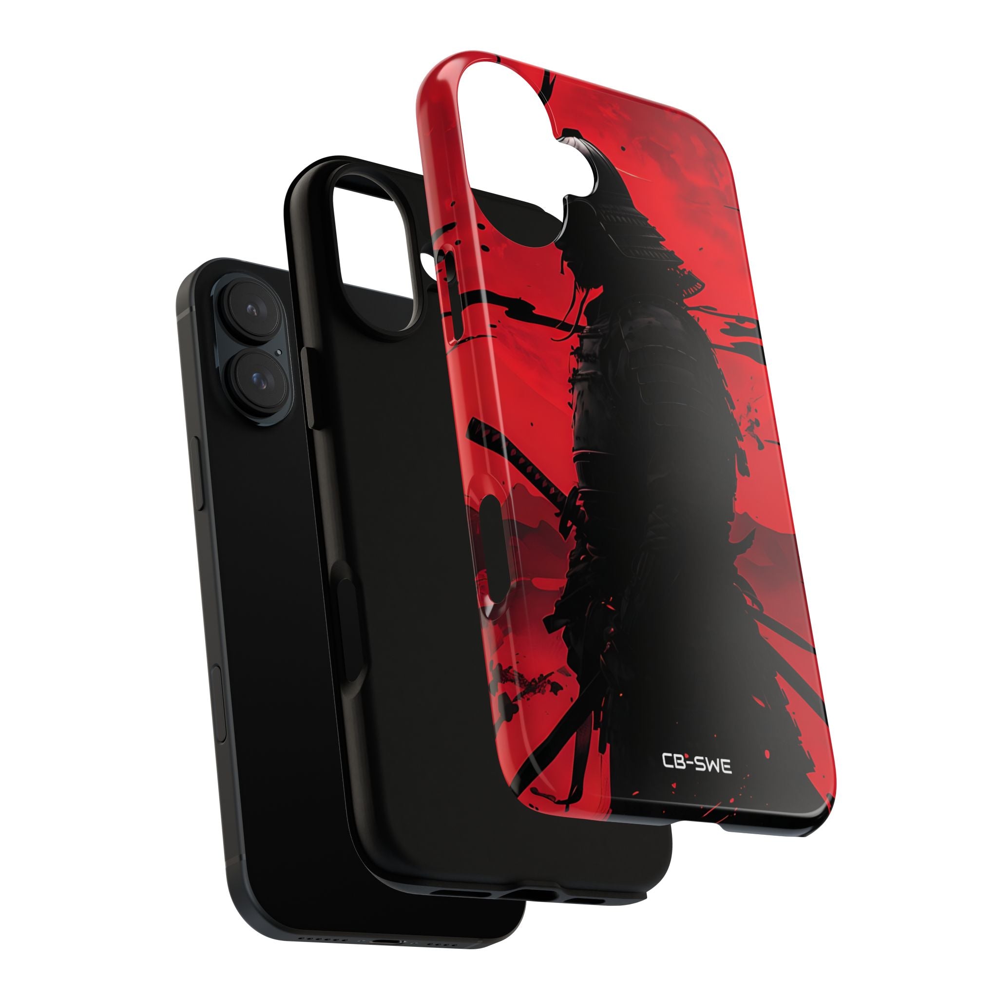 Red Samurai Shadow - iPhone Case