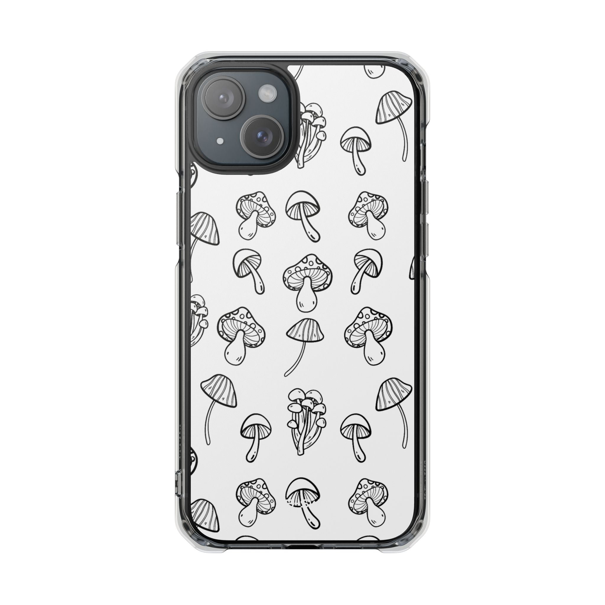 Mushroom Line Play iPhone Case - Impact