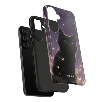 Whimsical Cat Soars - Samsung Case