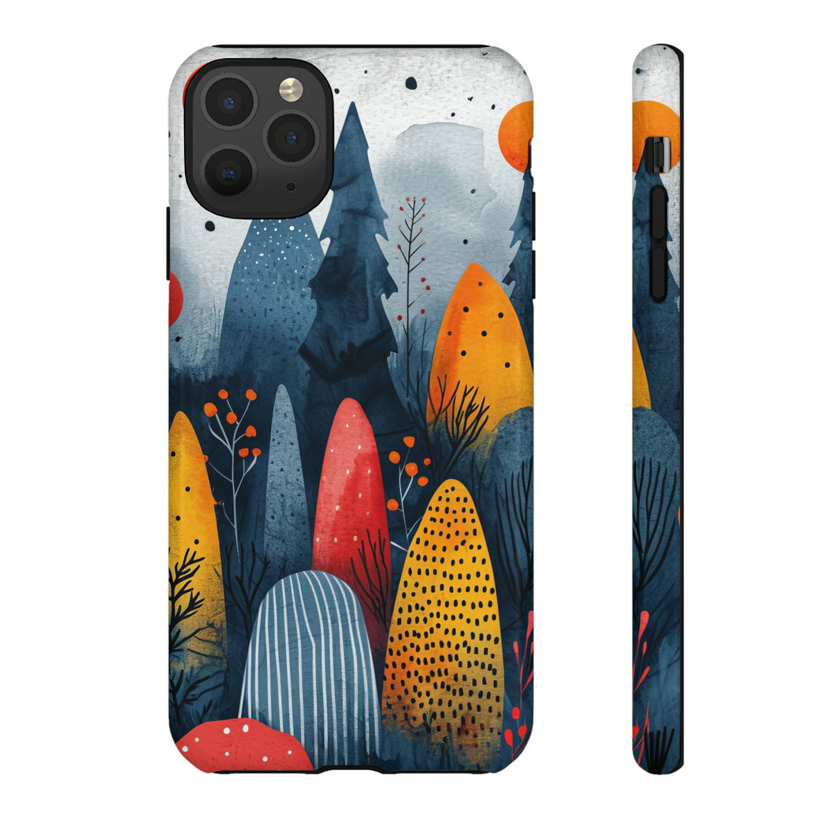 Scandinavian Forest Elegance - Protective Phone Case