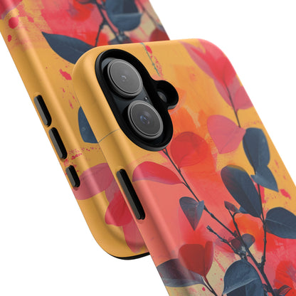 Vivid Floral Harmony iPhone 16 - Tough Phone Case