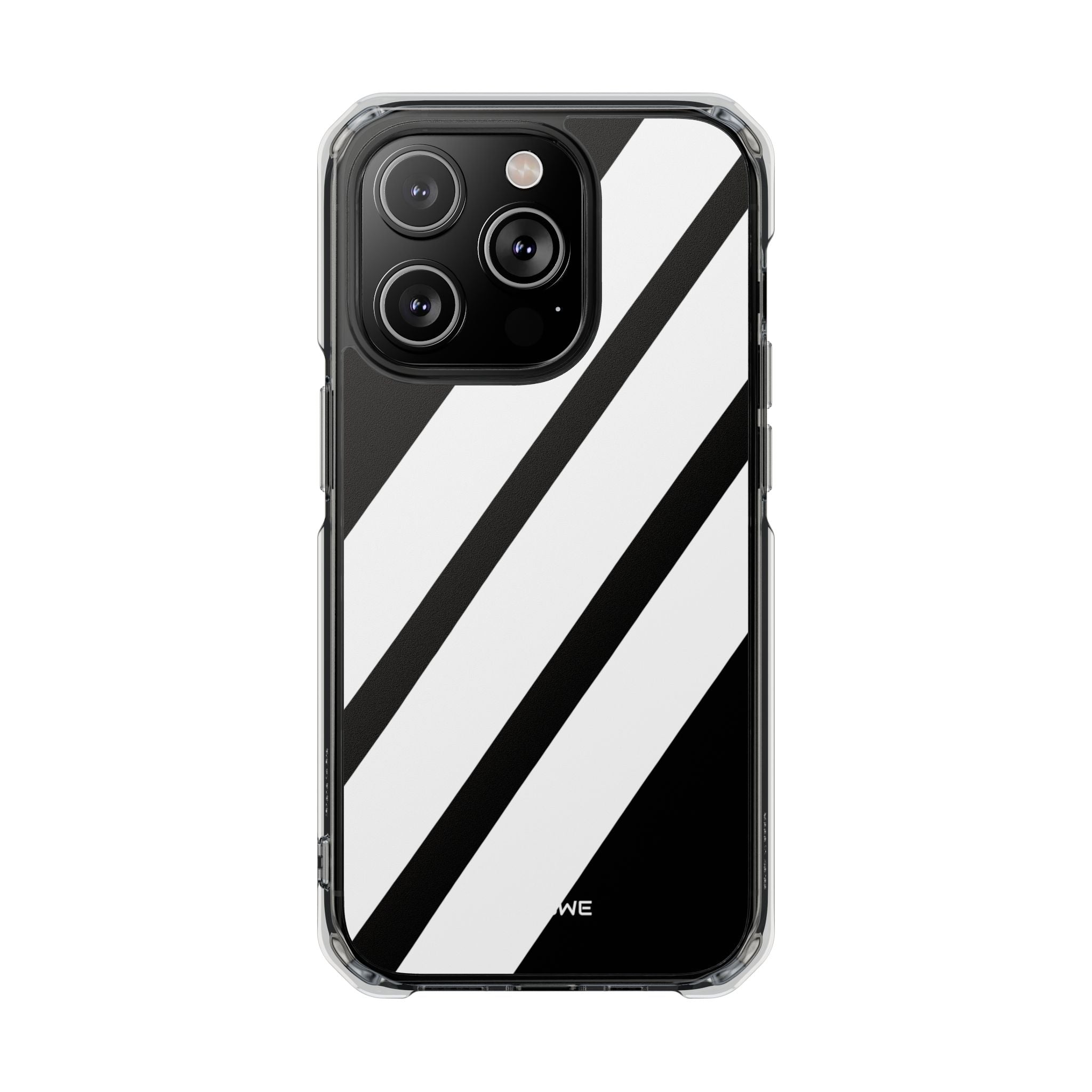 Monochrome Diagonal Symmetry iPhone Case - Impact