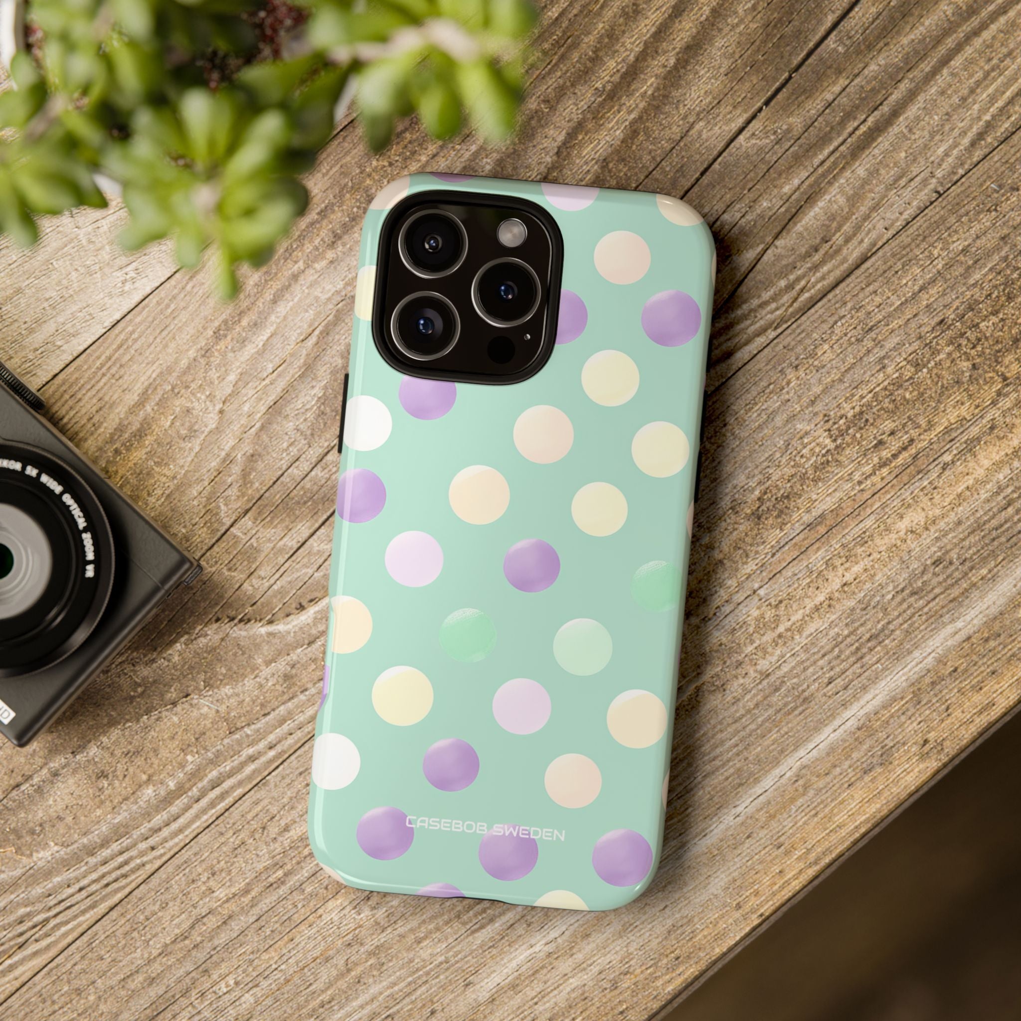 Pastel Polka Dots - Tough iPhone 16 Phone Case