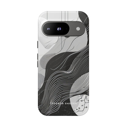 Fluid Geometry Fusion Google Pixel 9 - Tough Phone Case