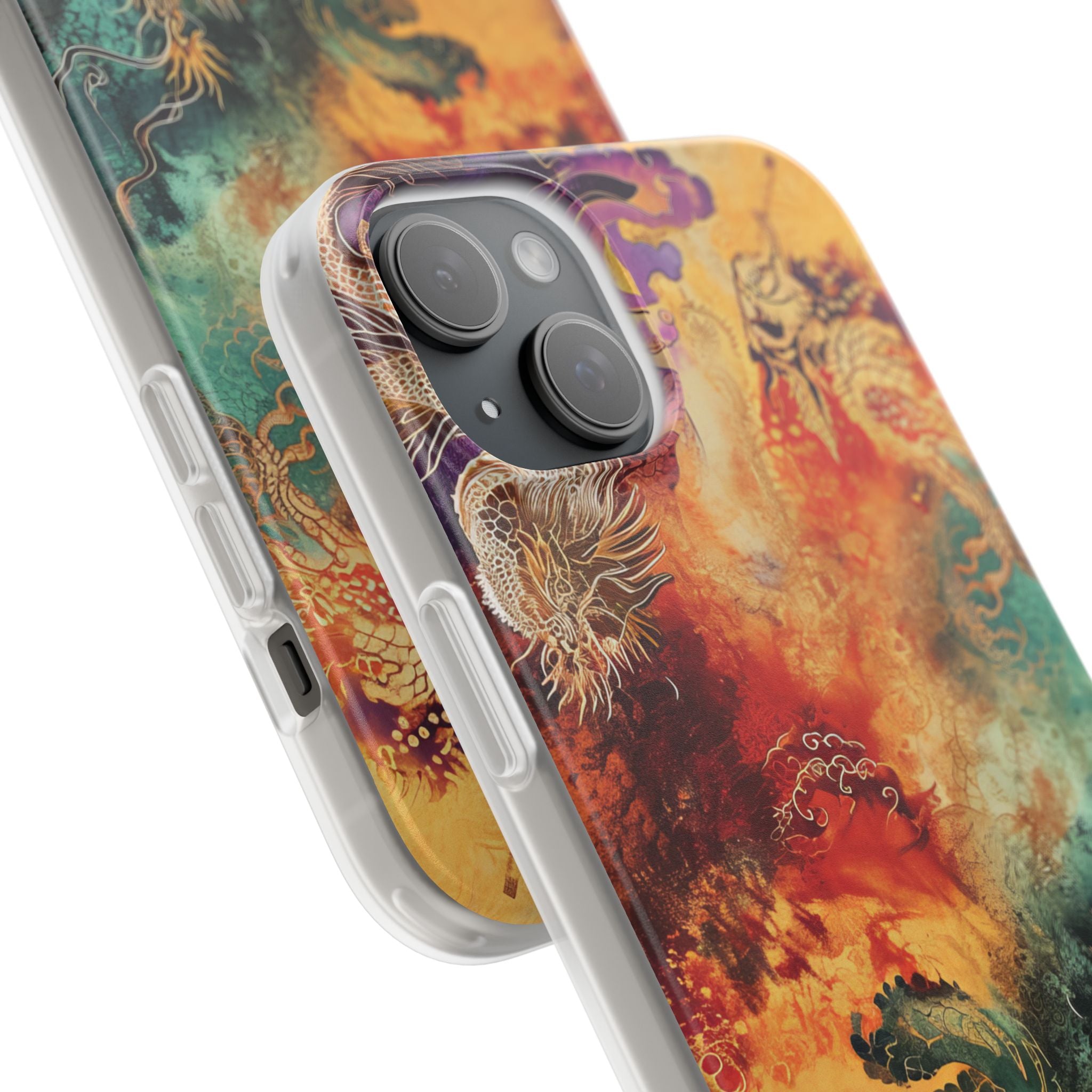 Dragon Ember iPhone 15 Plus Case - Soft