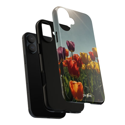 Tulips Embrace Sunlight - iPhone Case