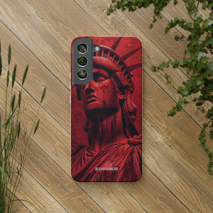 Red Liberty Revolution | Biodegradable Phone Case