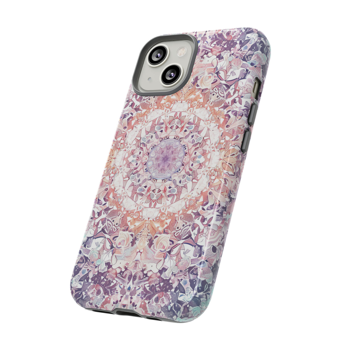 Symmetric Mandala Harmony - Protective Phone Case