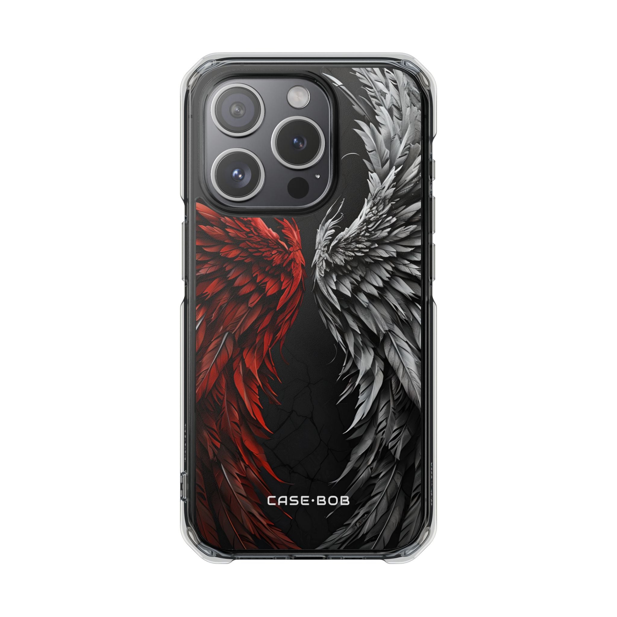 Crimson White Wings iPhone 15 Pro Case - Impact