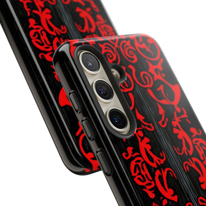 Gothic Crimson Symmetry Samsung S24 - Tough Phone Case