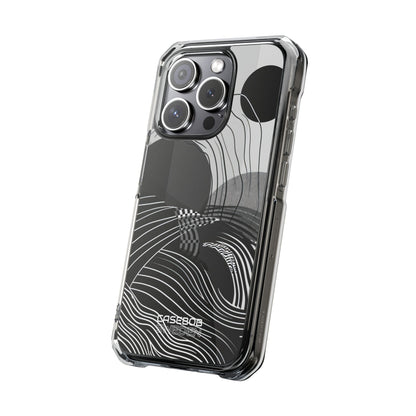 Monochrome Motion Flow iPhone 15 - Impact Clear+