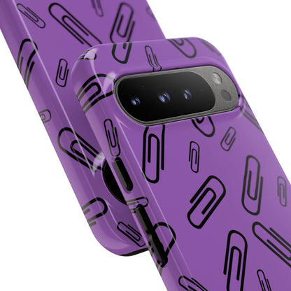 Paperclips Dance Playfully - Google Pixel Case