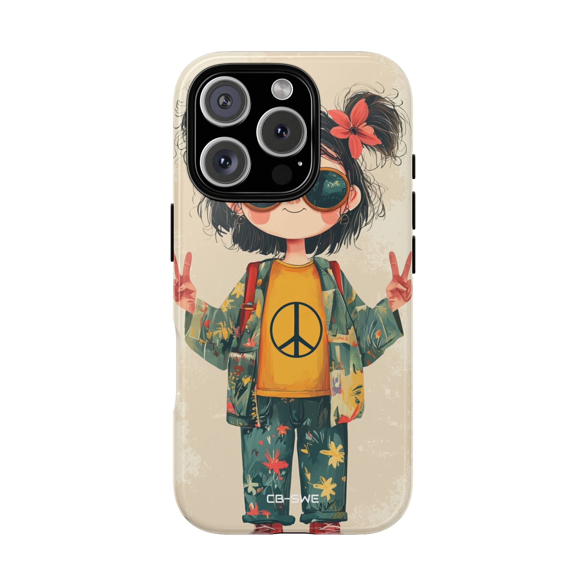 Groovy Child Laughs - iPhone Case