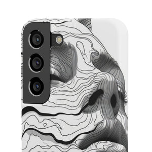 Topographic Serenity | Slim Phone Case for Samsung